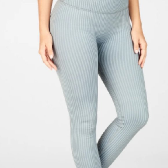 Fabletics High Waisted Ribbed Leggings - Picture 2 of 10